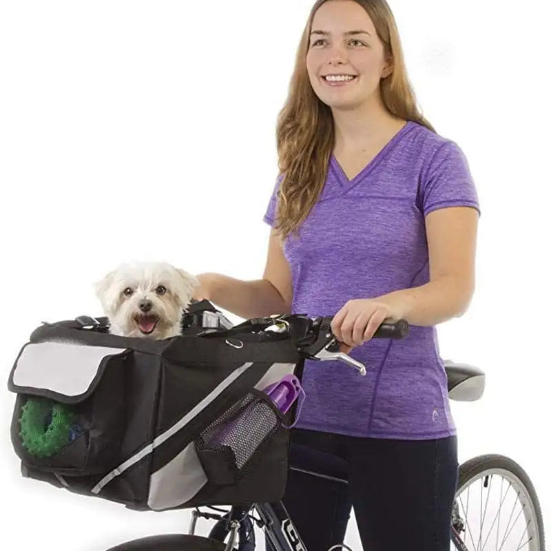Honden Fietsmand Blije Beestjes