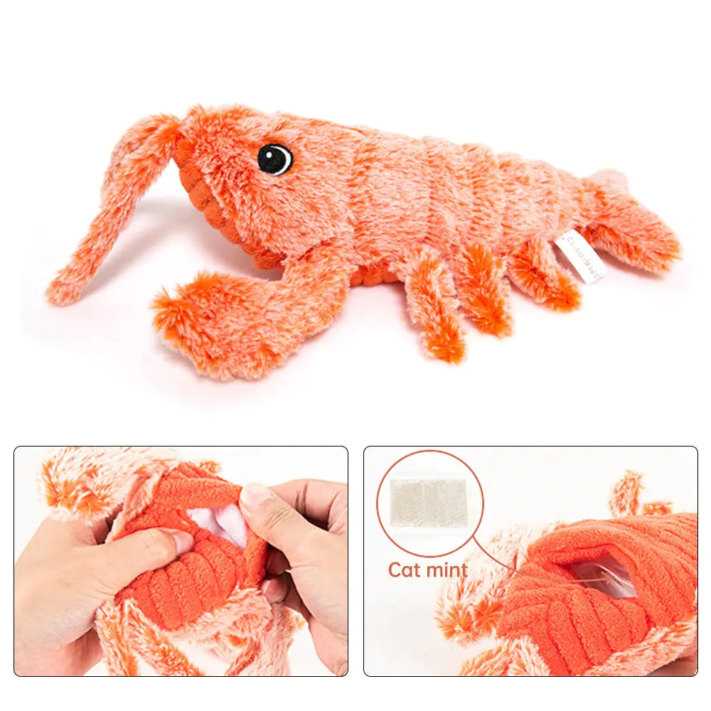 Springende Garnalen Katten Speeltje Blije Beestjes