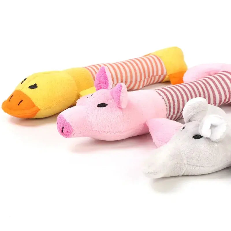 Langwerpig Squeek Hondenspeeltje Blije Beestjes