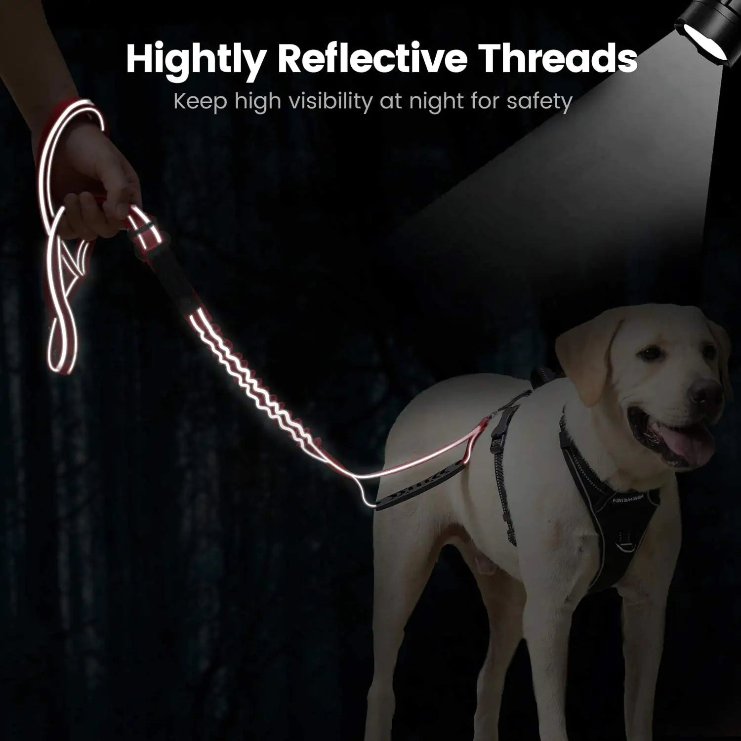 Reflecterende Honden Riem Blije Beestjes