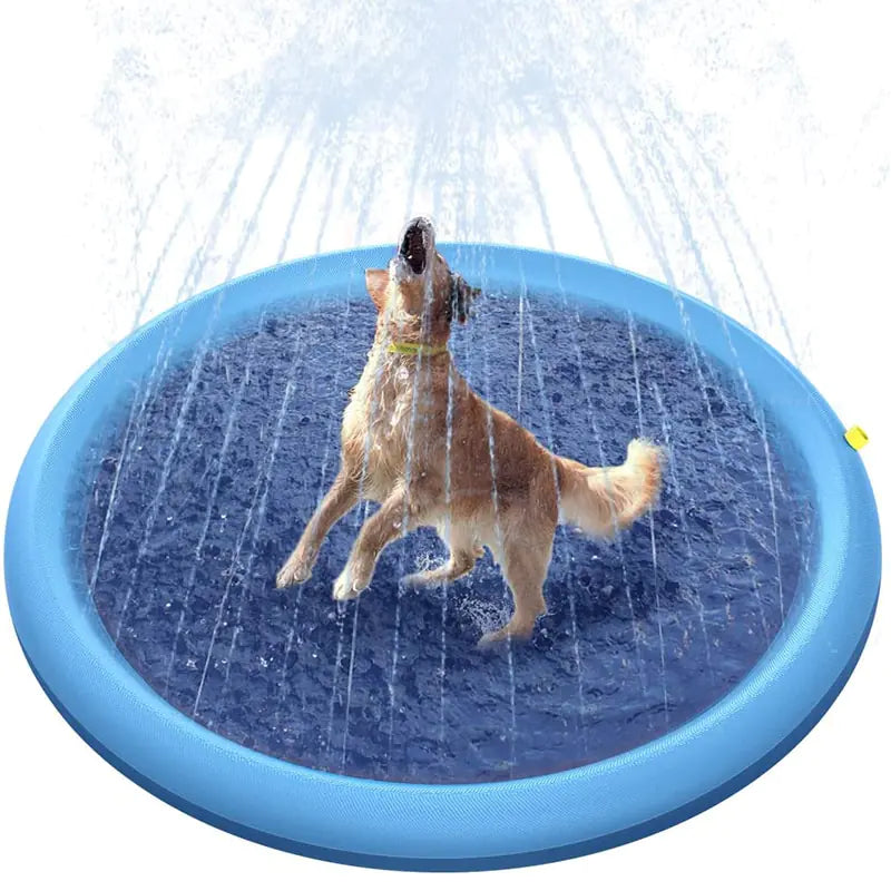 Opblaasbare Sproeier Zwembad voor Honden Blije Beestjes