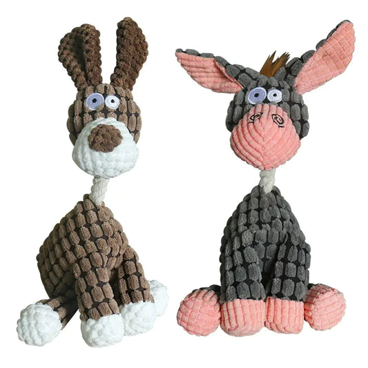 Dieren Squeek Speeltje Blije Beestjes