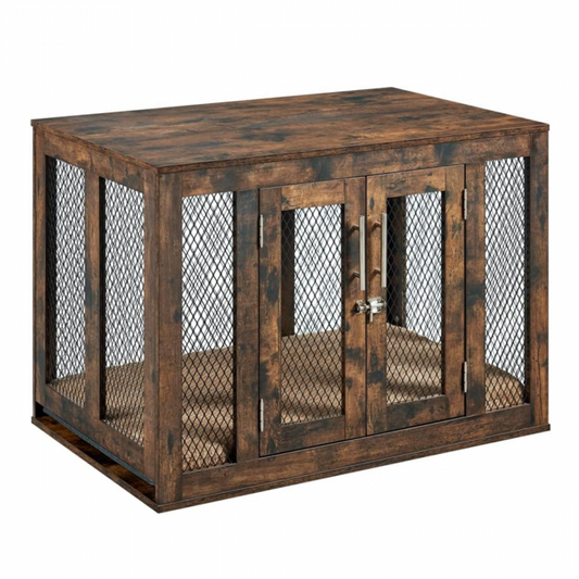 Houten Metalen Luxe Honden Bench