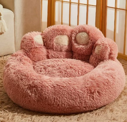 Huisdieren pootje mand roze