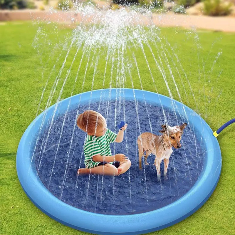 Opblaasbare Sproeier Zwembad voor Honden Blije Beestjes