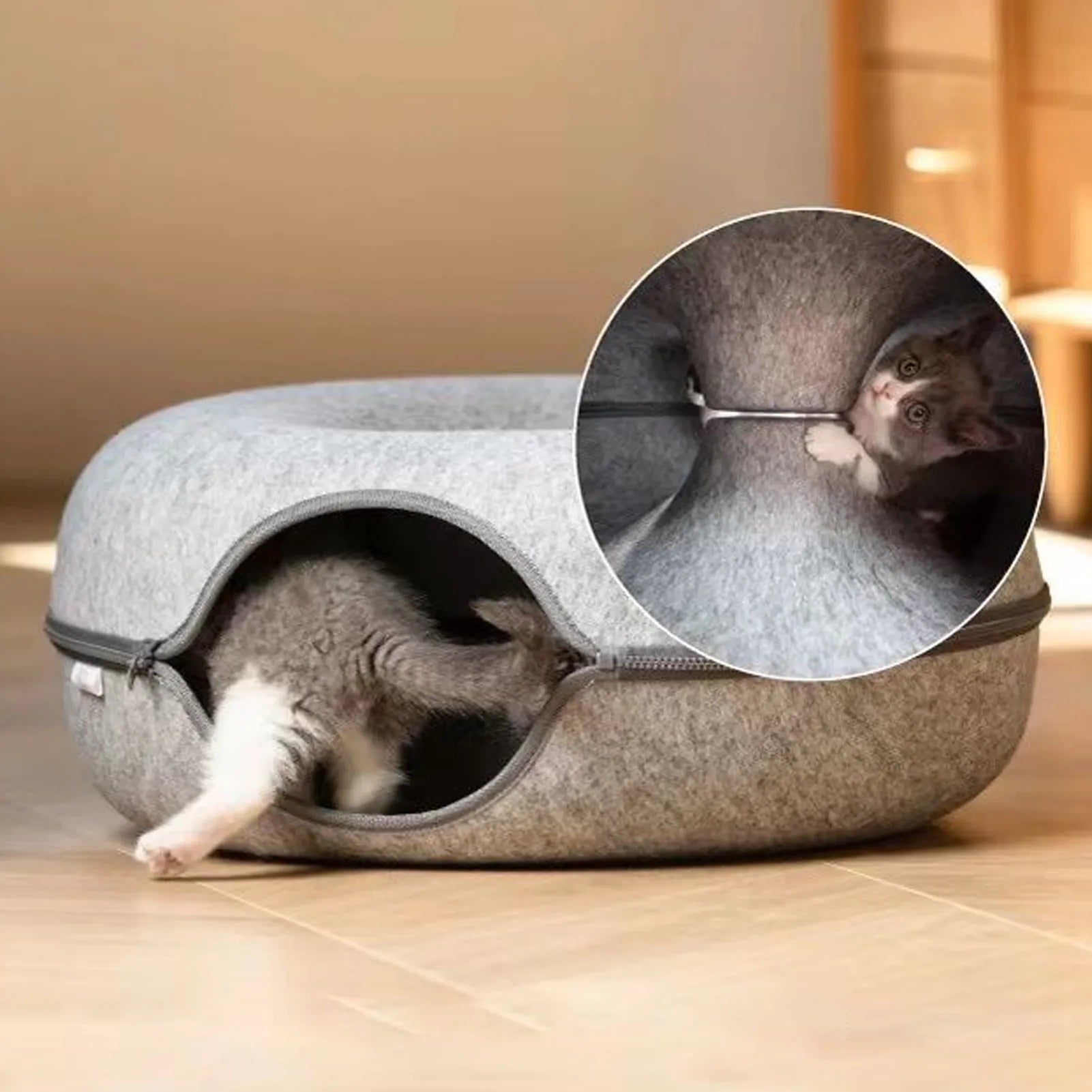 Donut Katten Tunnel Blije Beestjes